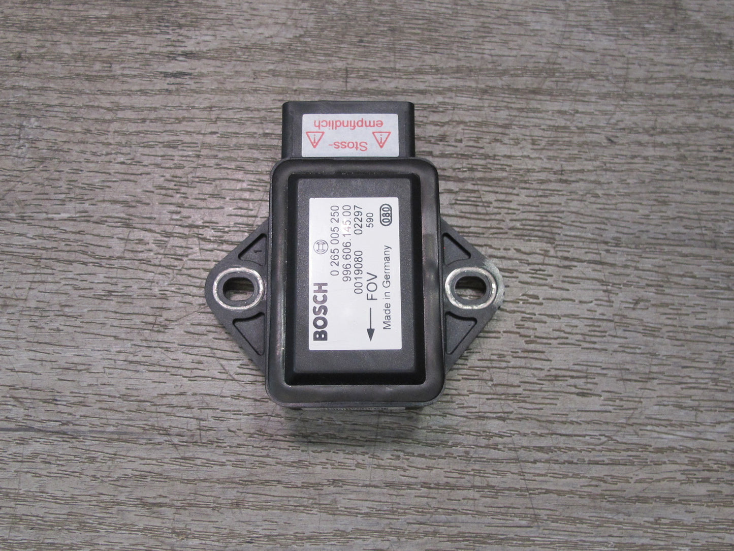 97-04 PORSCHE BOXSTER 986 SRS AIRBAG CONTROL MODULE UNIT W/ YAW RATE SENSOR OEM