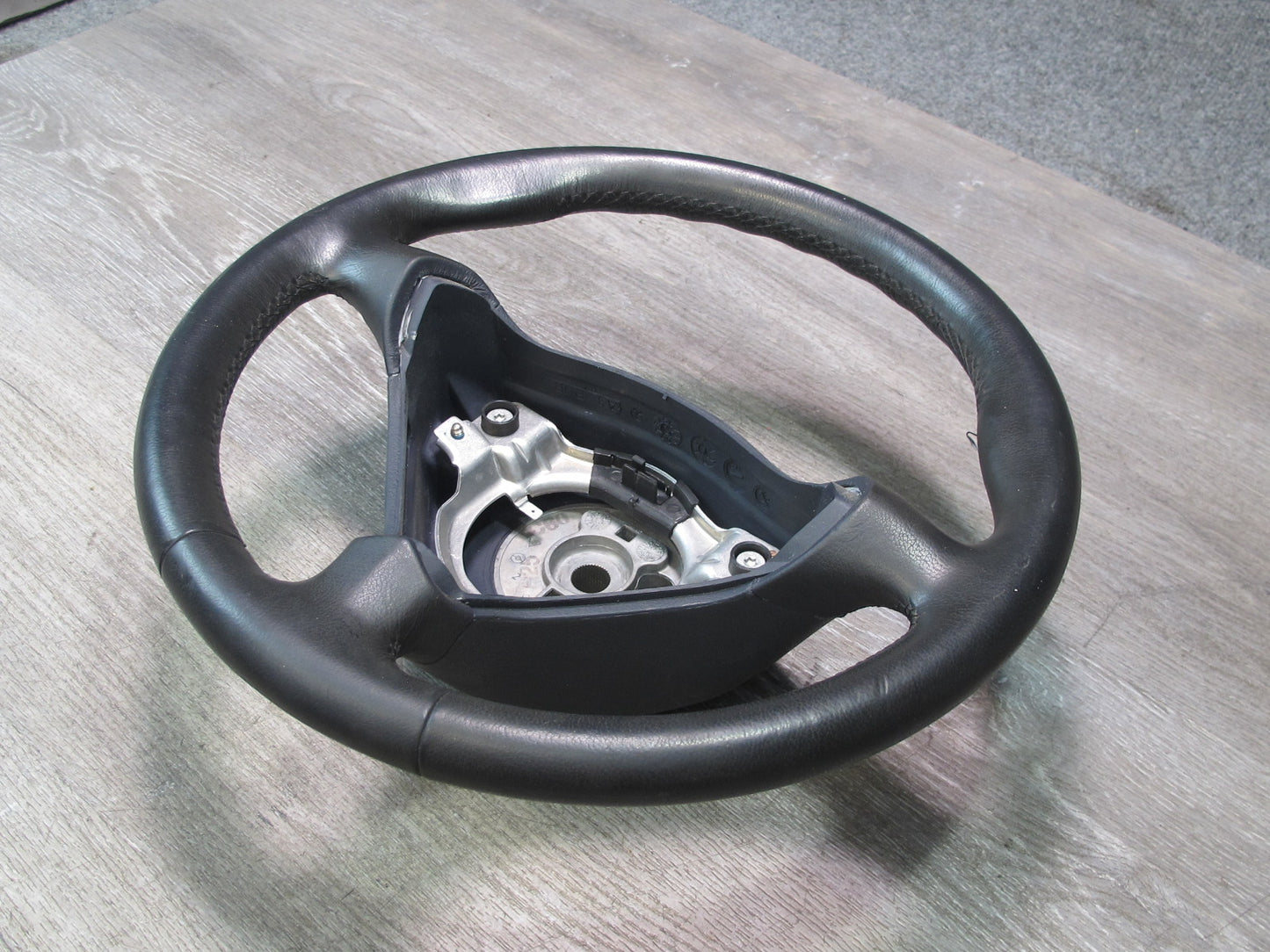 2000-2004 Porsche Boxster 986 M/T 3-SPOKE Driver Steering Leather Black