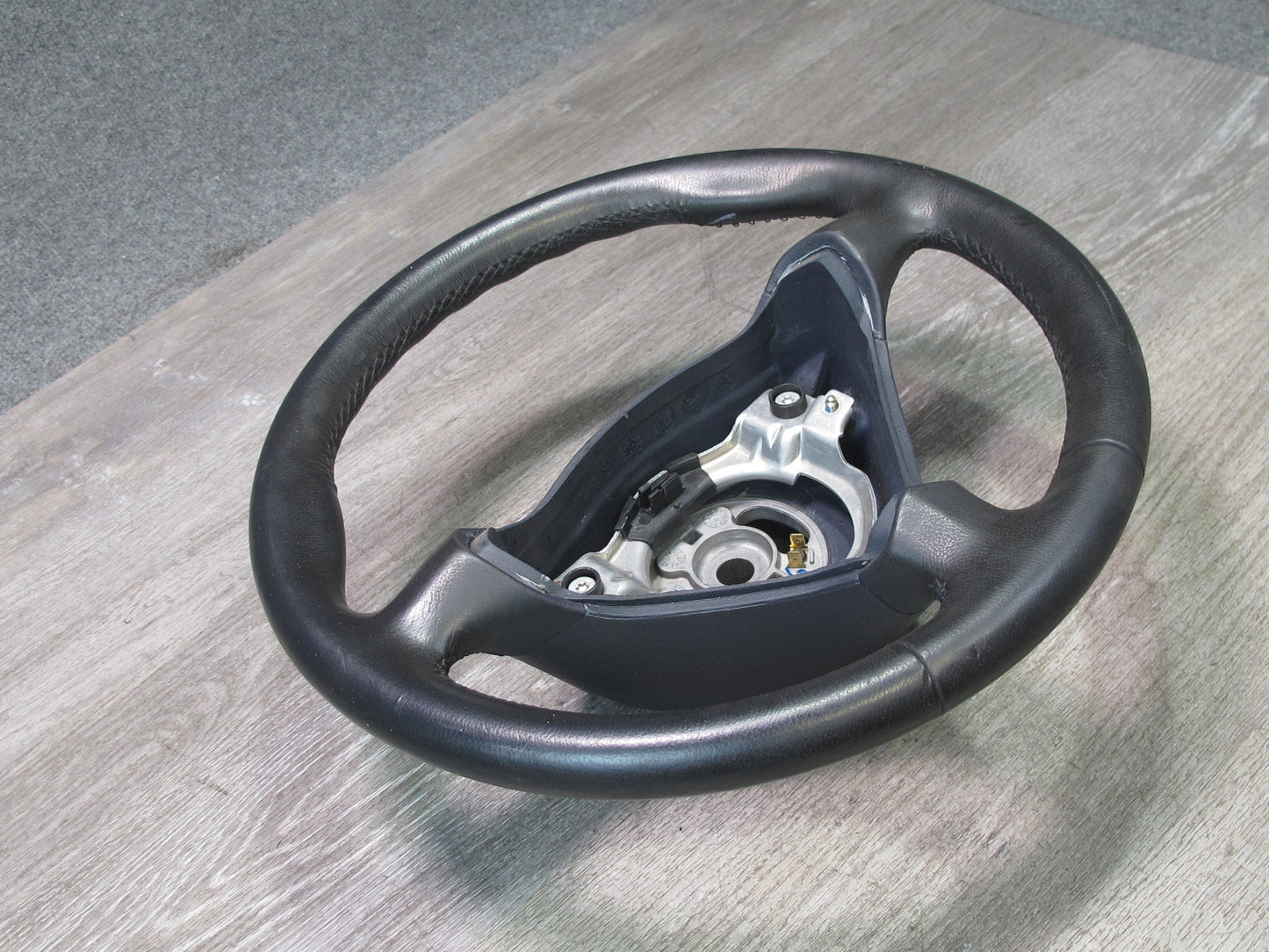 2000-2004 Porsche Boxster 986 M/T 3-SPOKE Driver Steering Leather Black