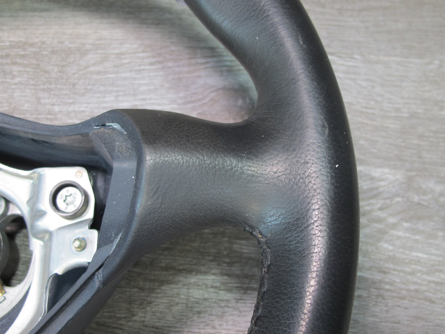 2000-2004 Porsche Boxster 986 M/T 3-SPOKE Driver Steering Leather Black
