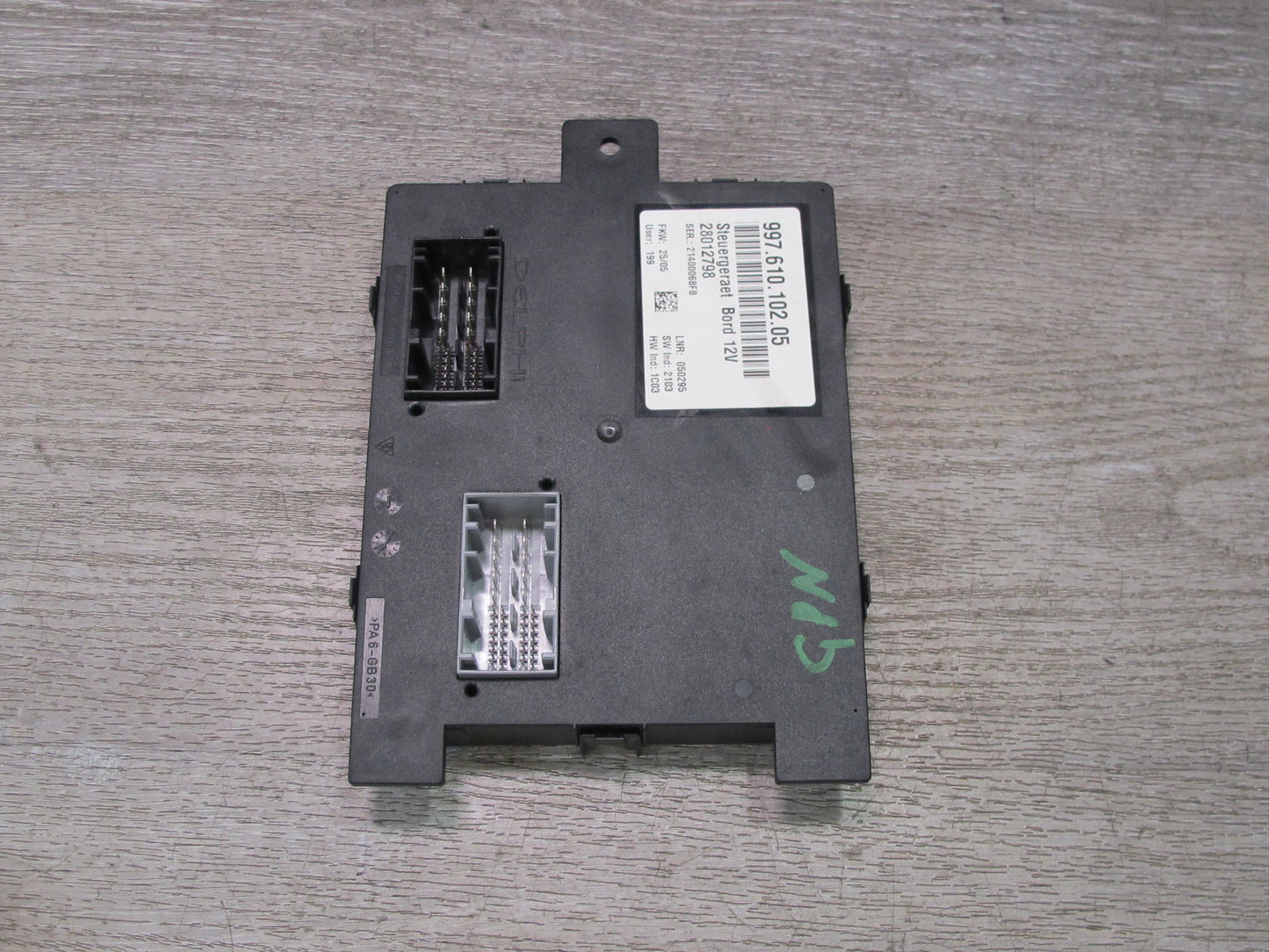 2005-2012 Porsche 911 997 Boxster Body Control Module 99761010205