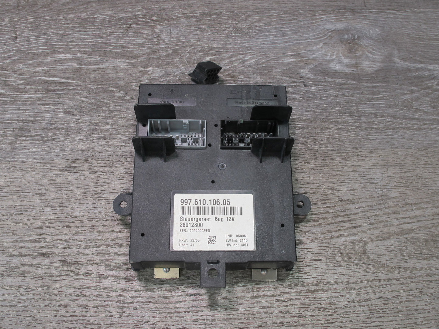 2005-2012 Porsche 911 997 Boxster Front Body Control Module 99761010605