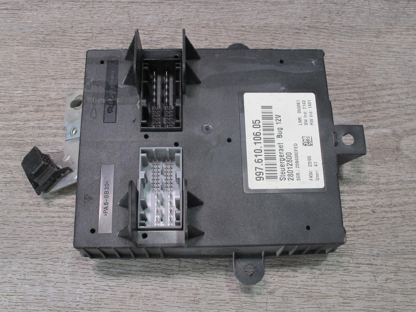 2005-2012 Porsche 911 997 Boxster Front Body Control Module 99761010605