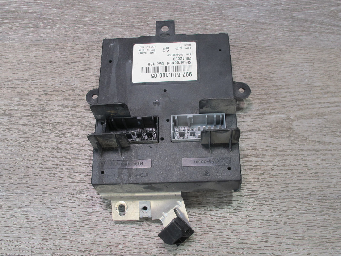2005-2012 Porsche 911 997 Boxster Front Body Control Module 99761010605