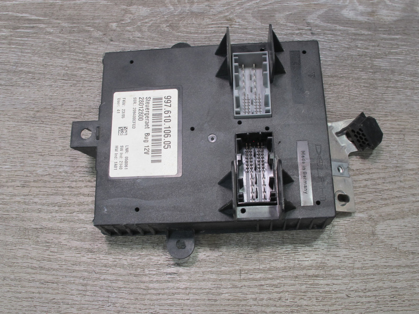 2005-2012 Porsche 911 997 Boxster Front Body Control Module 99761010605
