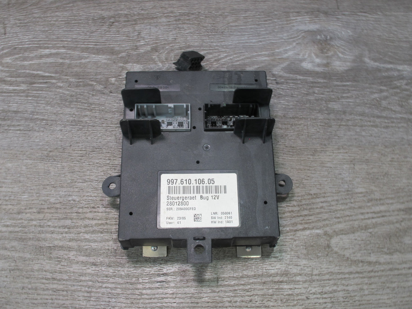 2005-2012 Porsche 911 997 Boxster Front Body Control Module 99761010605