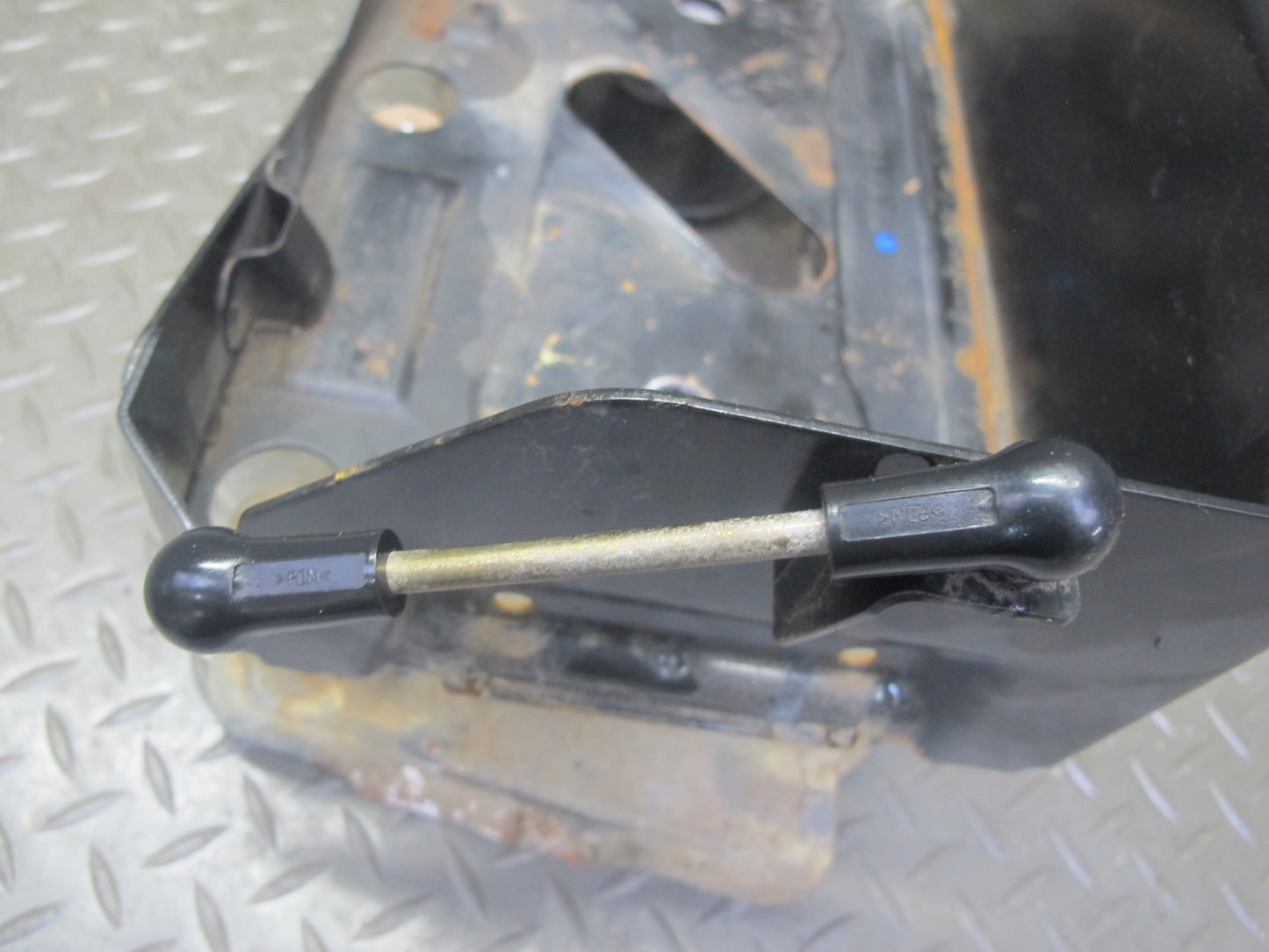 01-06 BMW E46 Convertible Battery Tray Vibration Absorber Bracket Assembly OEM