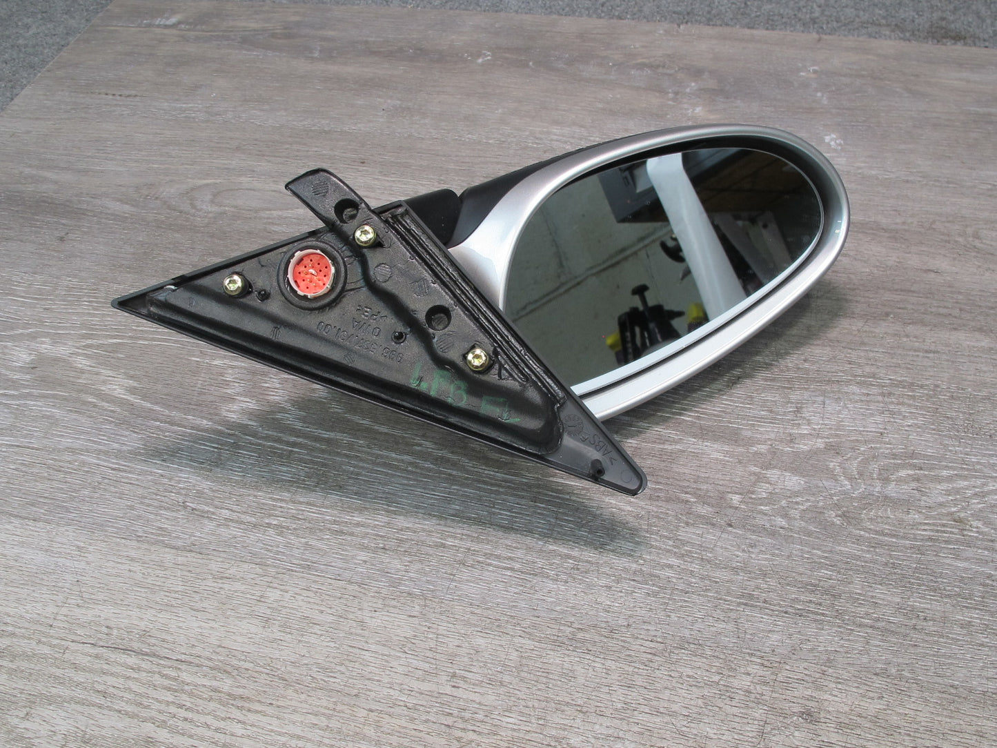 1997-2004 Porsche Boxster 986 Left Door Exterior Side View Heated Mirror Silver