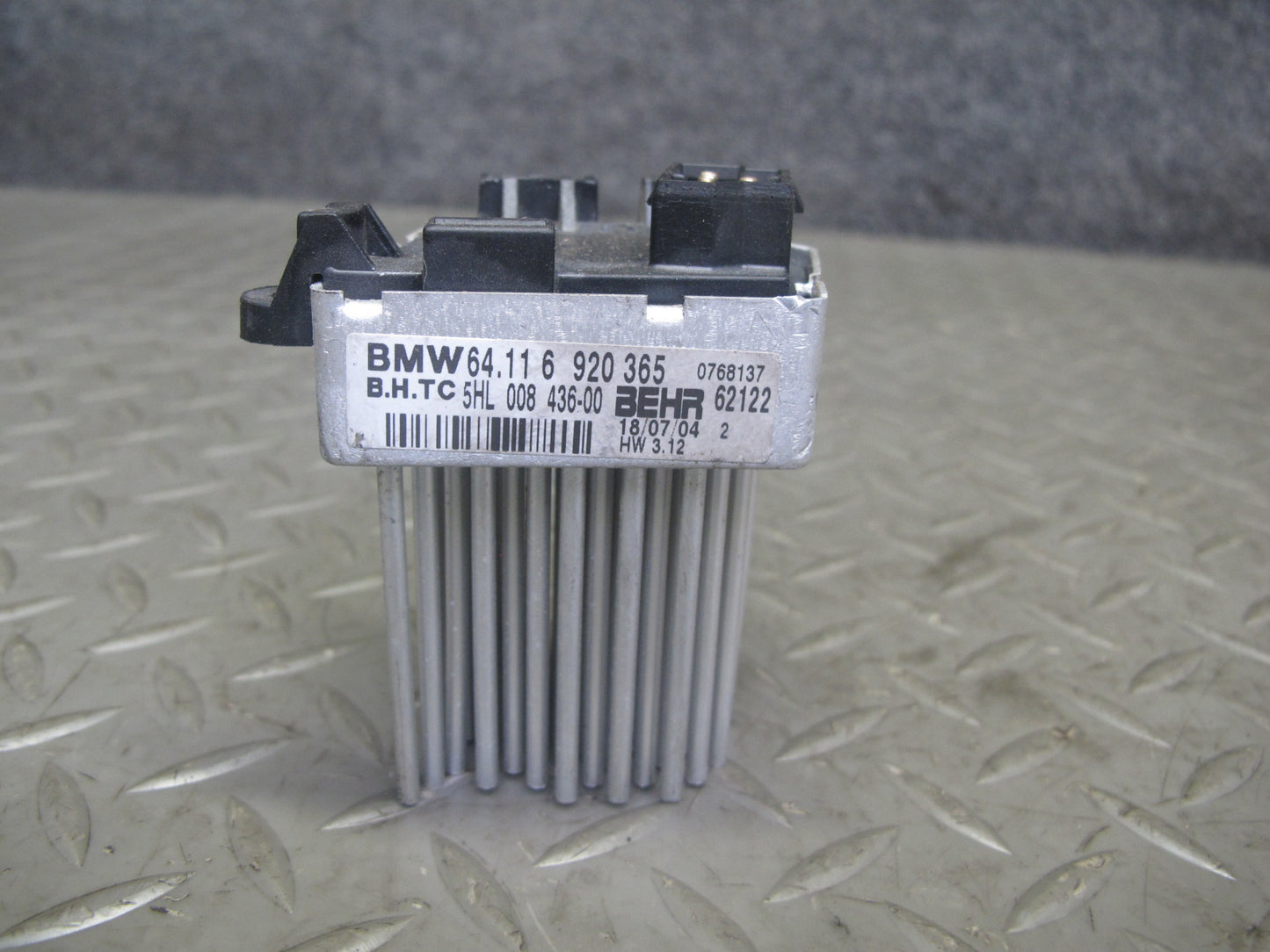 01-06 BMW E46 3-SERIES A/C Heater Blower Motor Fan w Resistor OEM