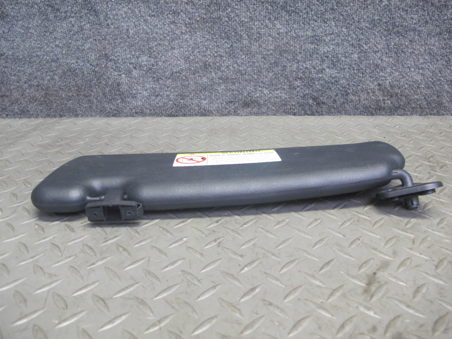 01-06 BMW E46 Convertible Set of 2 Front Left & Right Sun Visor Black OEM