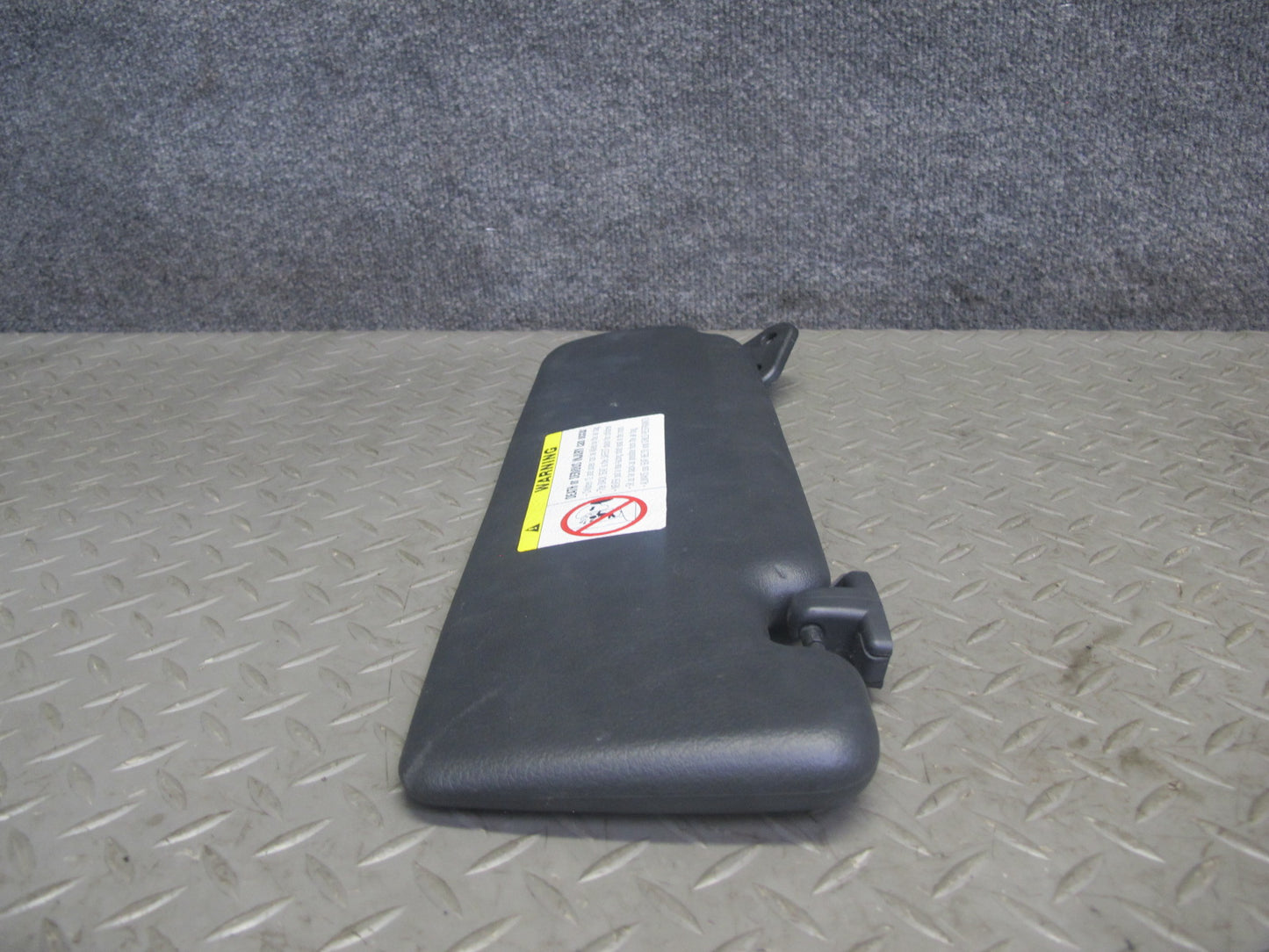 01-06 BMW E46 Convertible Set of 2 Front Left & Right Sun Visor Black OEM