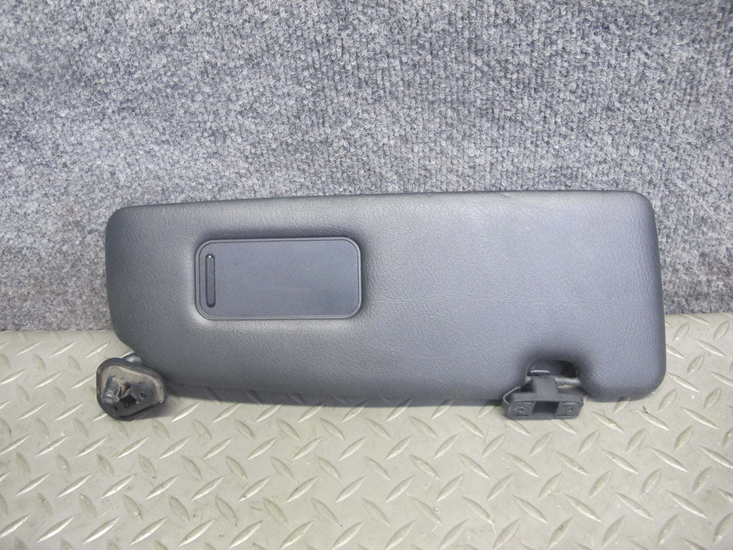01-06 BMW E46 Convertible Set of 2 Front Left & Right Sun Visor Black OEM