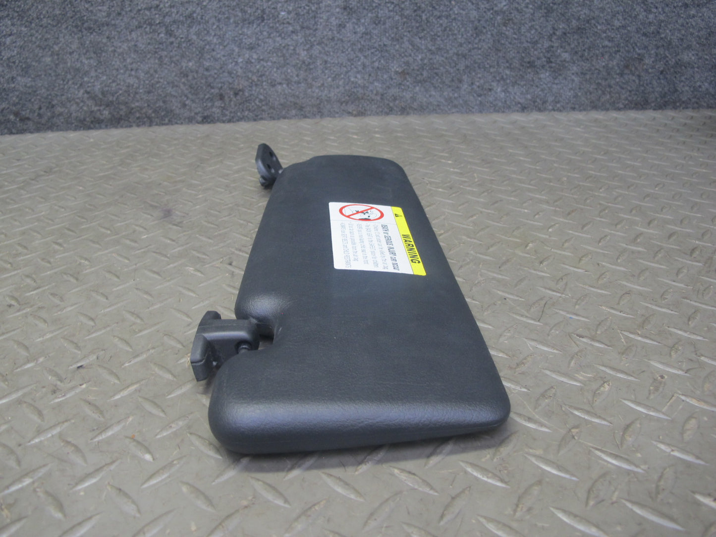 01-06 BMW E46 Convertible Set of 2 Front Left & Right Sun Visor Black OEM