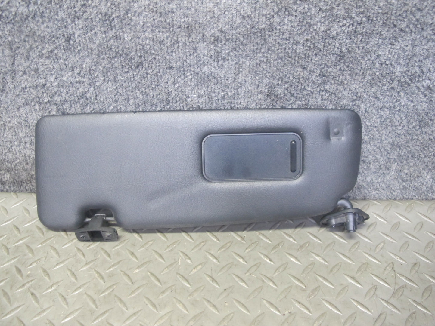 01-06 BMW E46 Convertible Set of 2 Front Left & Right Sun Visor Black OEM