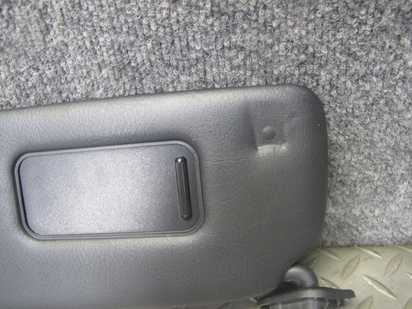 01-06 BMW E46 Convertible Set of 2 Front Left & Right Sun Visor Black OEM