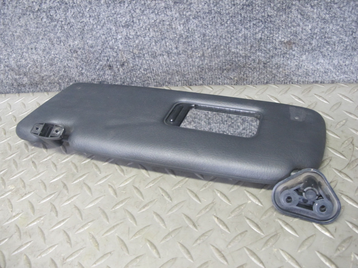 01-06 BMW E46 Convertible Set of 2 Front Left & Right Sun Visor Black OEM