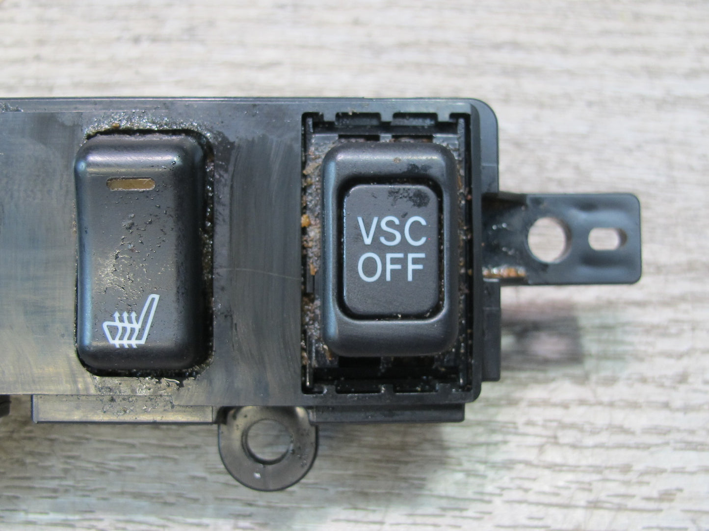 98-05 Lexus GS400 GS430 GS300 Snow ECT VSC Heated Seat Switch Panel Black OEM