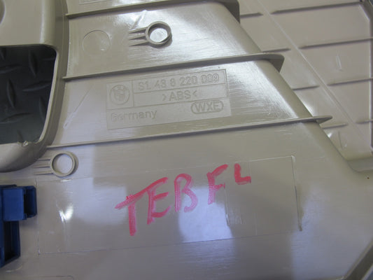 01-06 BMW E46 Coupe Convert Left Footrest & Right Kick Trim Panel Set Beige OEM