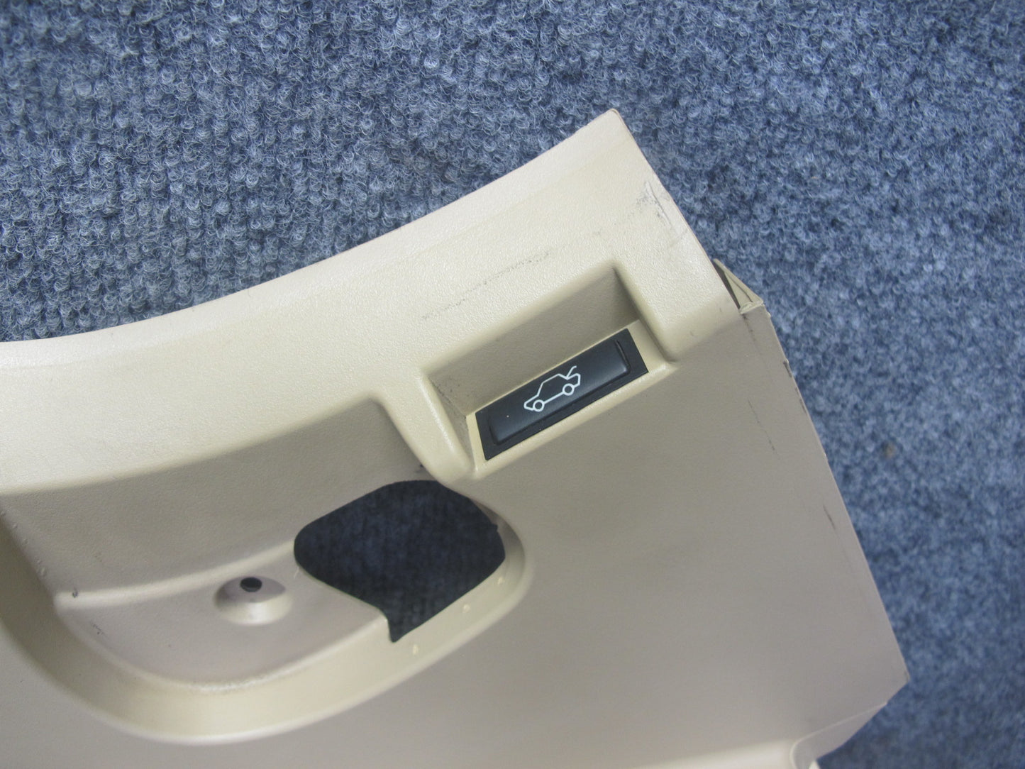 01-06 BMW E46 Coupe Convert Left Footrest & Right Kick Trim Panel Set Beige OEM