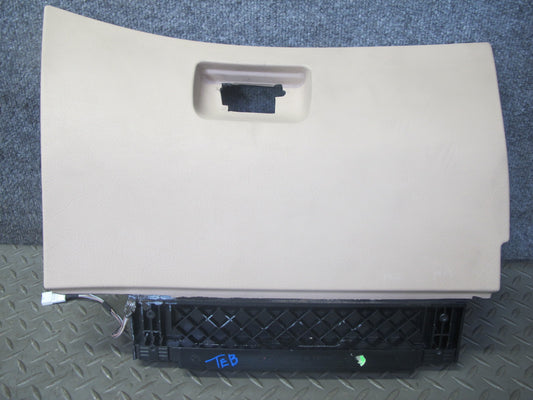 01-06 BMW E46 Convertible Dash Glove Box Storage Compartment Door Lid Beige OEM