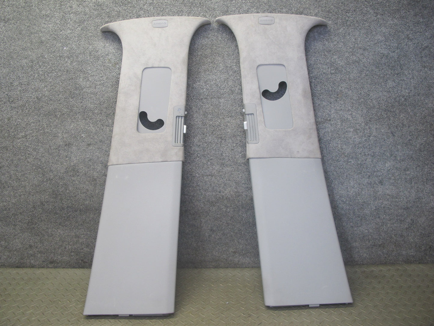 2003-2010 Porsche Cayenne 955 Left & Right B Pillar Upper Trim Cover Panel Set