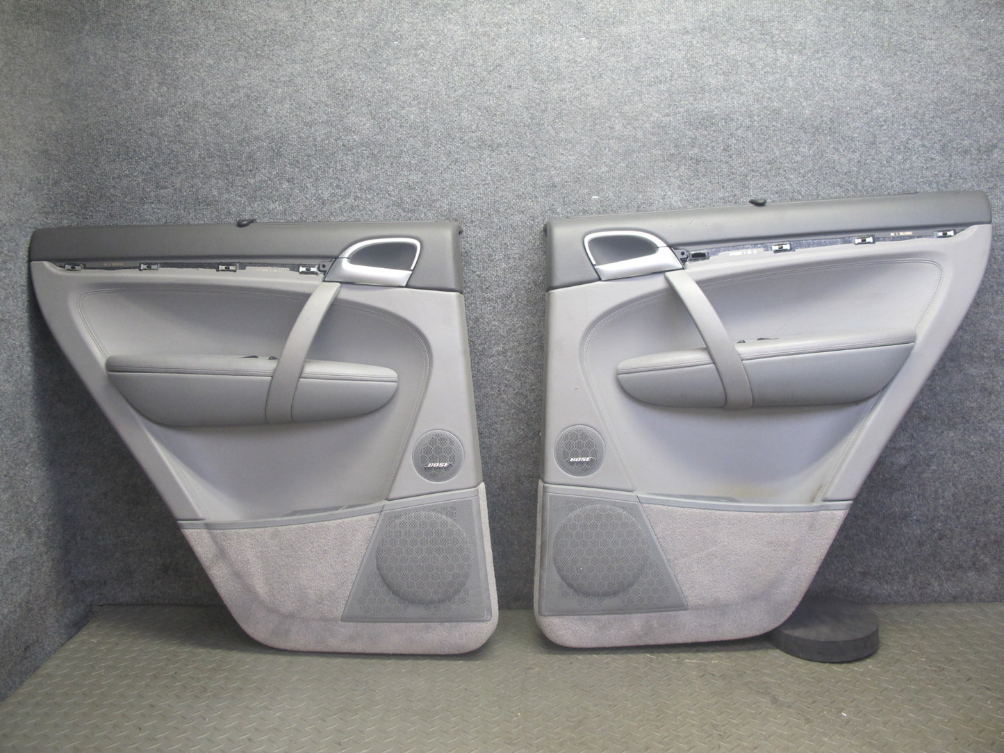 2003-2006 Porsche Cayenne 955 Rear Left & Right Door Interior Trim Panel Set