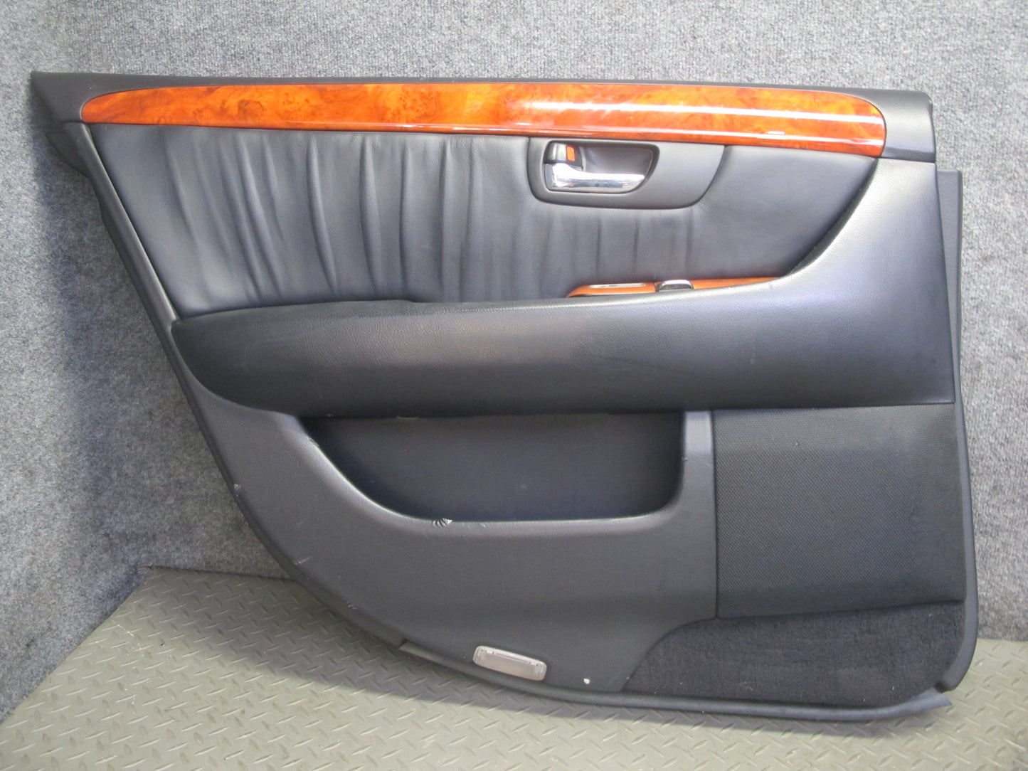 04-06 Lexus UCF30L LS430 Set of 2 Rear Door Interior Trim Cover Panel Black OEM