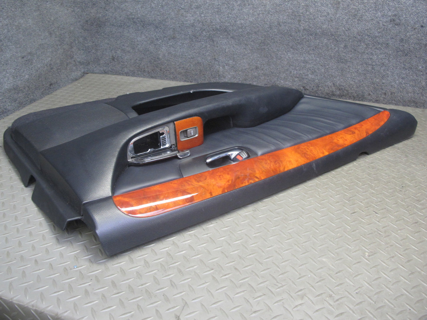 04-06 Lexus UCF30L LS430 Set of 2 Rear Door Interior Trim Cover Panel Black OEM