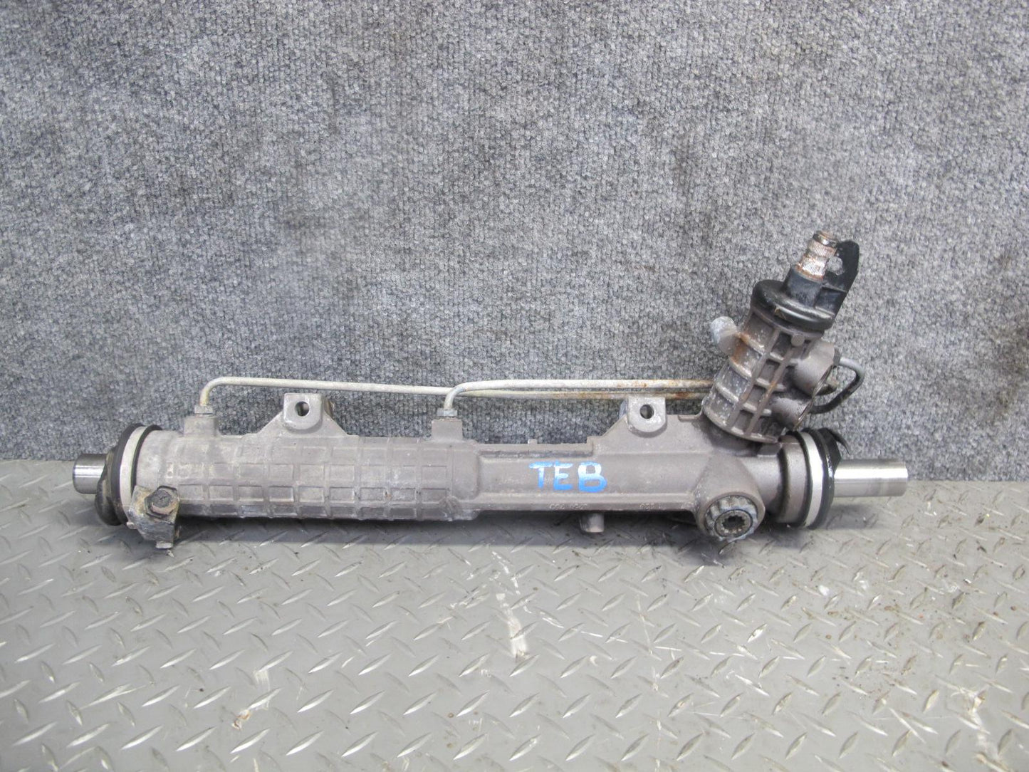 02-06 BMW E46 330Ci 330i Power Steering Rack & Pinion Yellow TAG 6757650 OEM