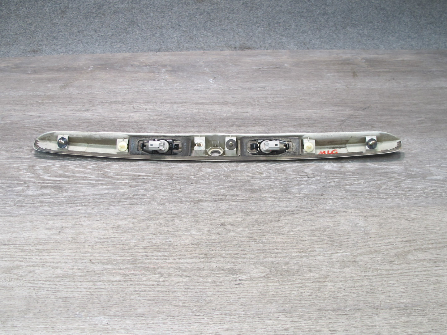 98-05 Lexus GS400 GS430 GS300 Rear Trunk Lid License Plate Trim w Lights OEM