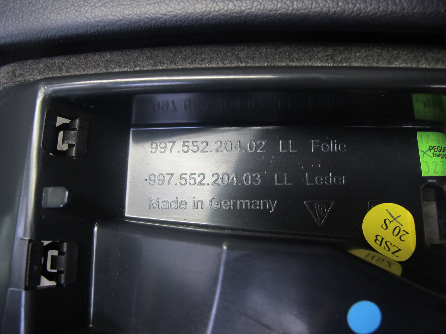 2005-2012 Porsche 911 997 Boxster Glove Box Compartment Storage 99755220402