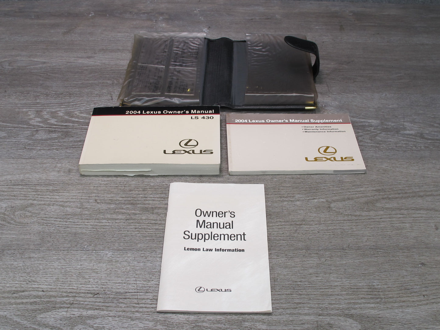 2004 Lexus UCF30L LS430 Owner User Operator Guide Manual Book Case Set OEM