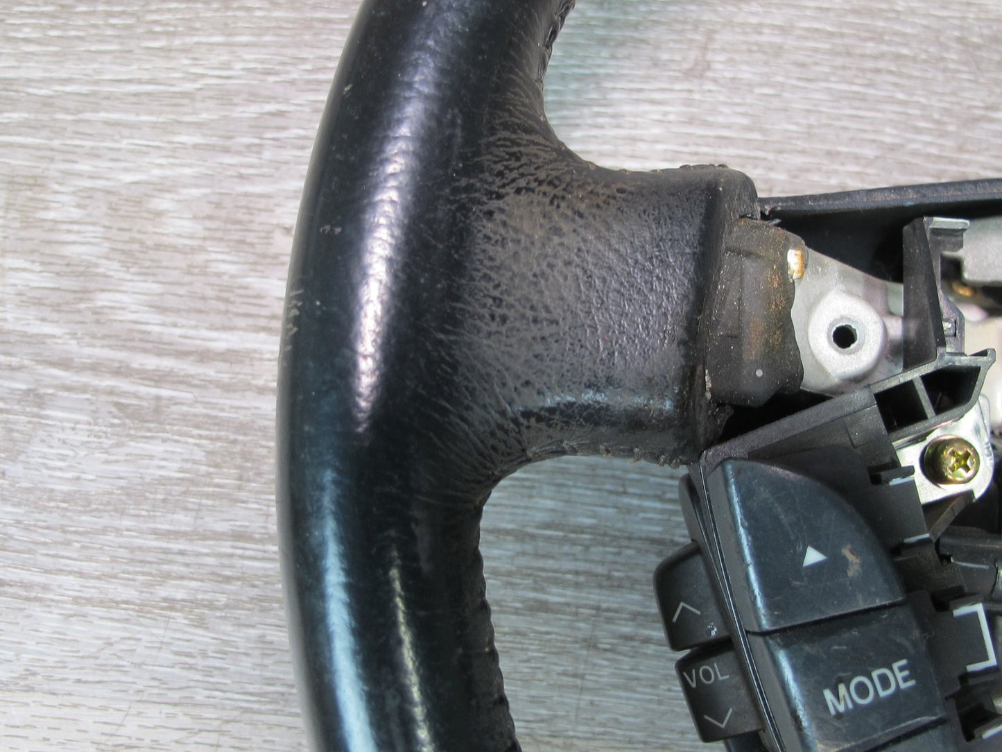 04-06 Lexus UCF30L LS430 Leather Wood Steering w Switches Black OEM
