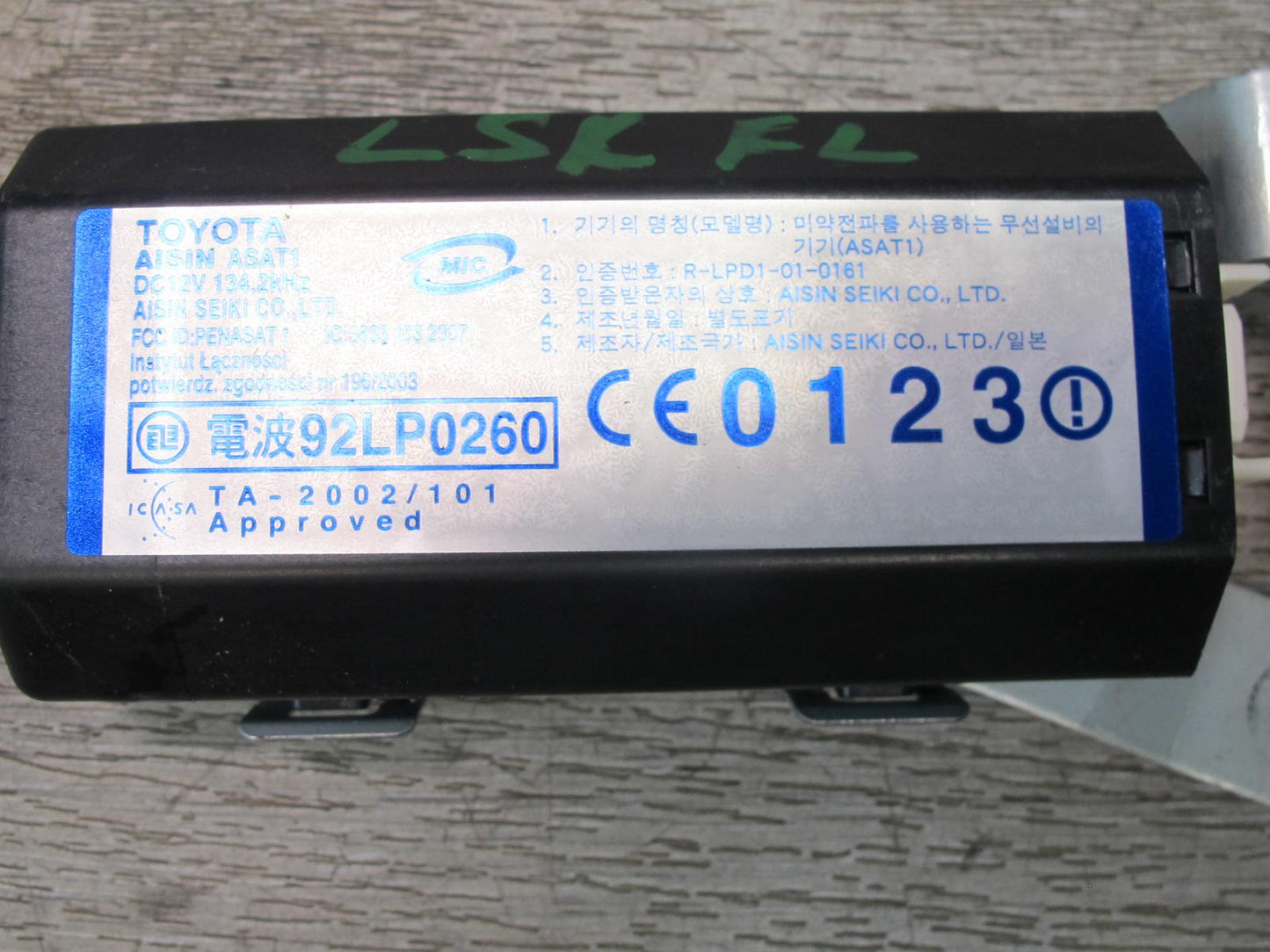 04-06 Lexus UCF30L LS430 Front Left Door Smart KEY Receiver Oscillator OEM