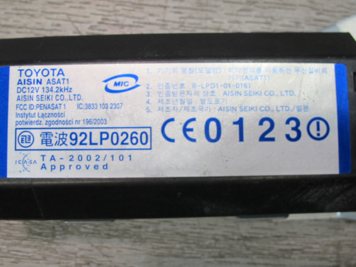 04-06 Lexus UCF30L LS430 Front Right Door Smart KEY Receiver Oscillator OEM