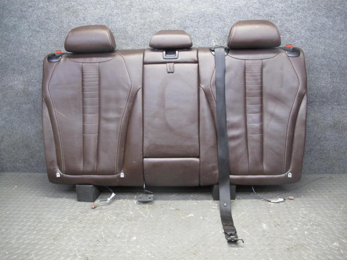 2014-2018 BMW F15 X5 Front & Rear Sport Leather Seat Screen Bolster Set Mokka