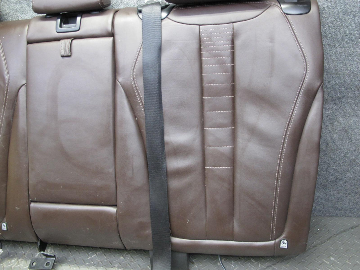 2014-2018 BMW F15 X5 Front & Rear Sport Leather Seat Screen Bolster Set Mokka