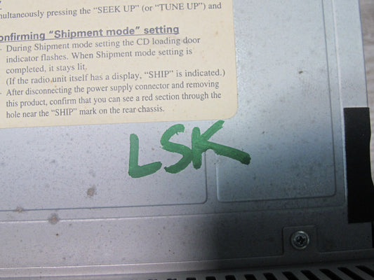 04-06 Lexus UCF30L LS430 Radio CD Changer Cassette Player Receiver Head Unit OEM