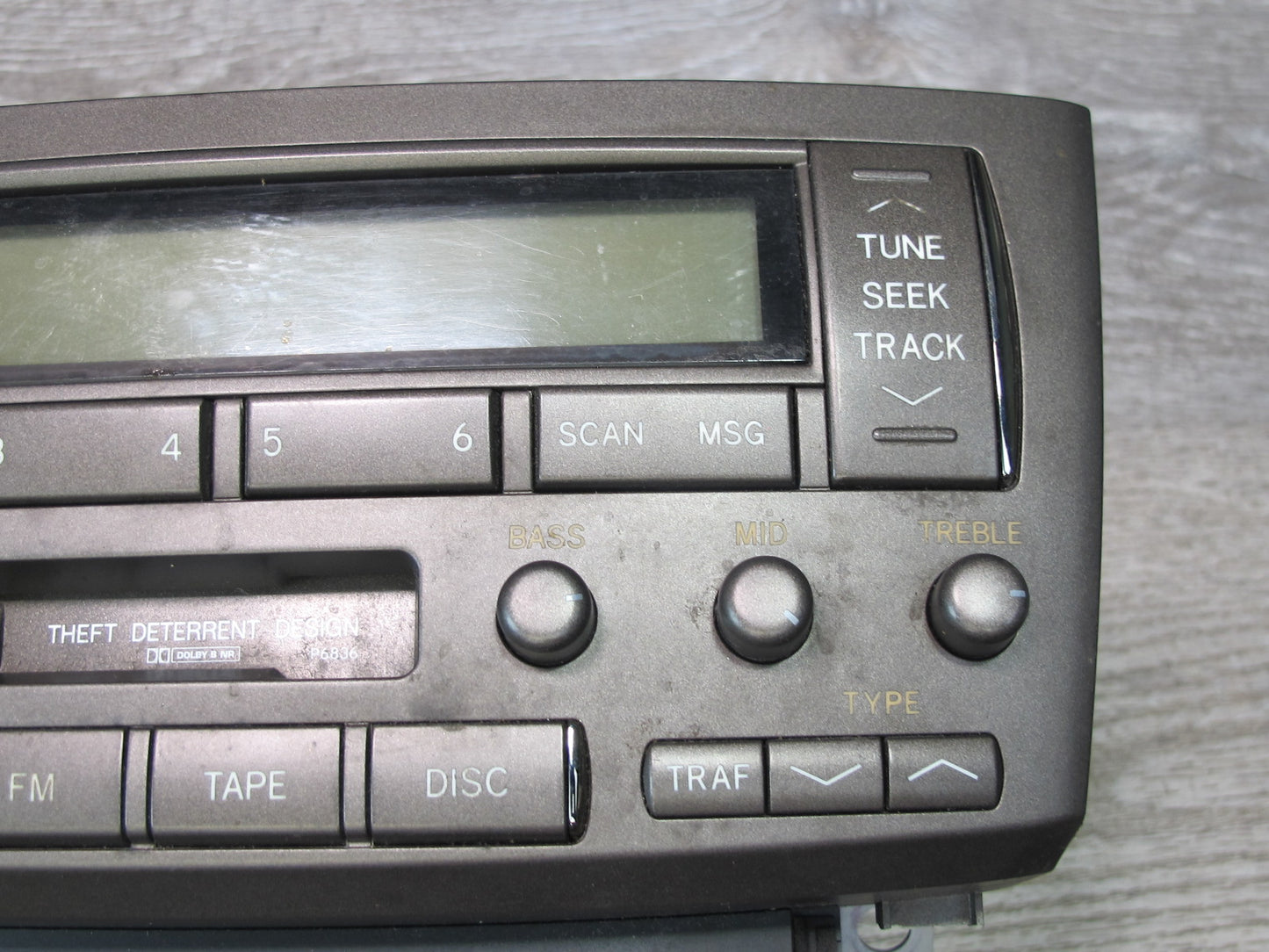 04-06 Lexus UCF30L LS430 Radio CD Changer Cassette Player Receiver Head Unit OEM