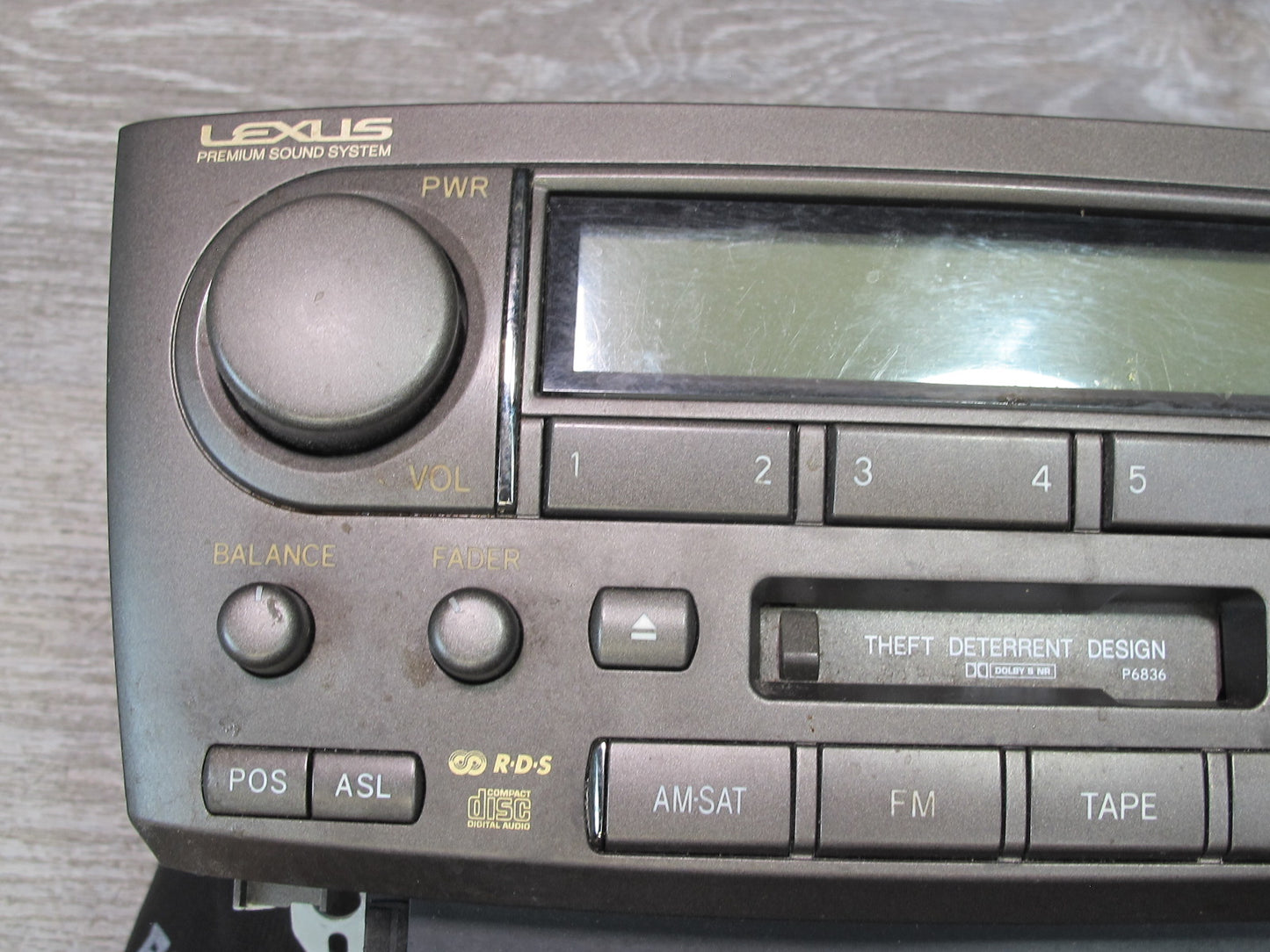 04-06 Lexus UCF30L LS430 Radio CD Changer Cassette Player Receiver Head Unit OEM