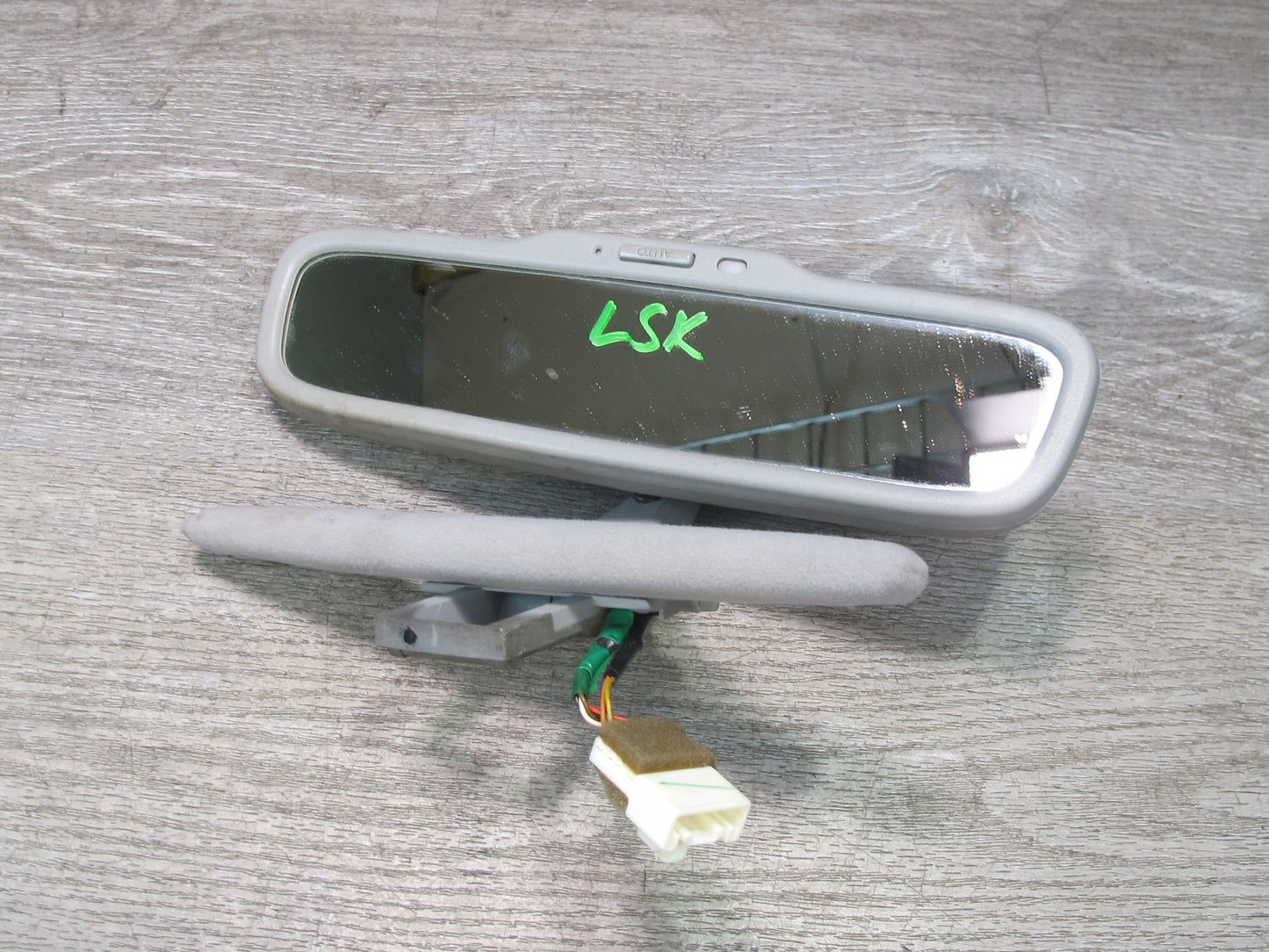 04-06 Lexus UCF30L LS430 Auto Dimming Interior Rear View Mirror w Sun Visor OEM