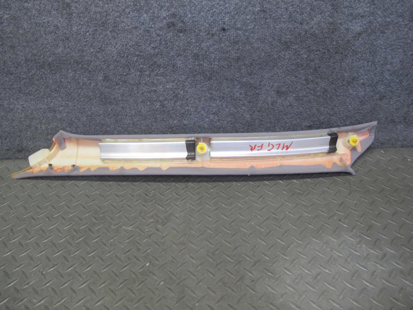 98-00 Lexus GS400 GS300 Set of 2 Front Windshield A Pillar Trim Panel Gray OEM