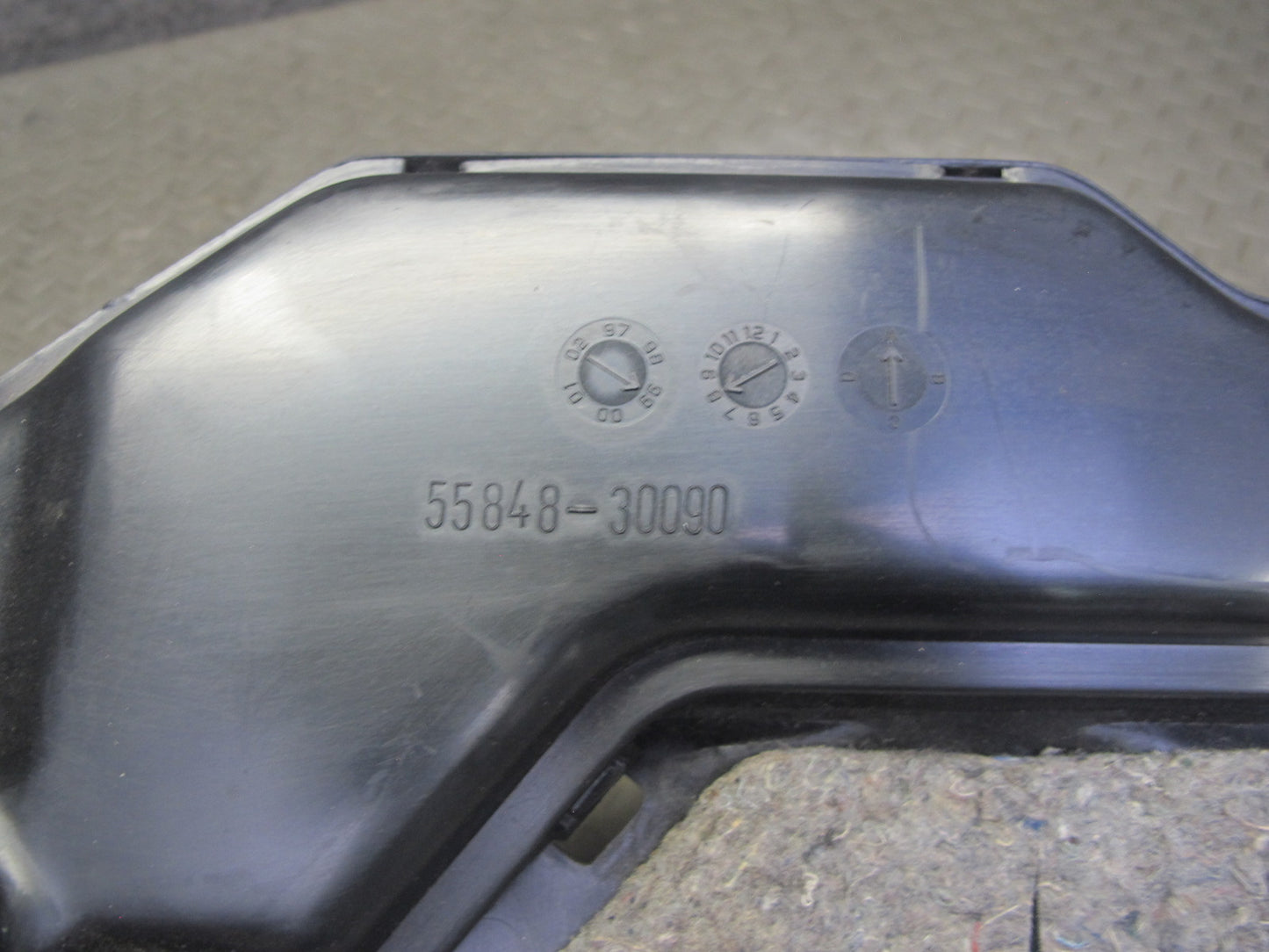 98-01 Lexus JZS160L GS300 Under Passenger Dash Cover Kick Panel 55848-30090 OEM