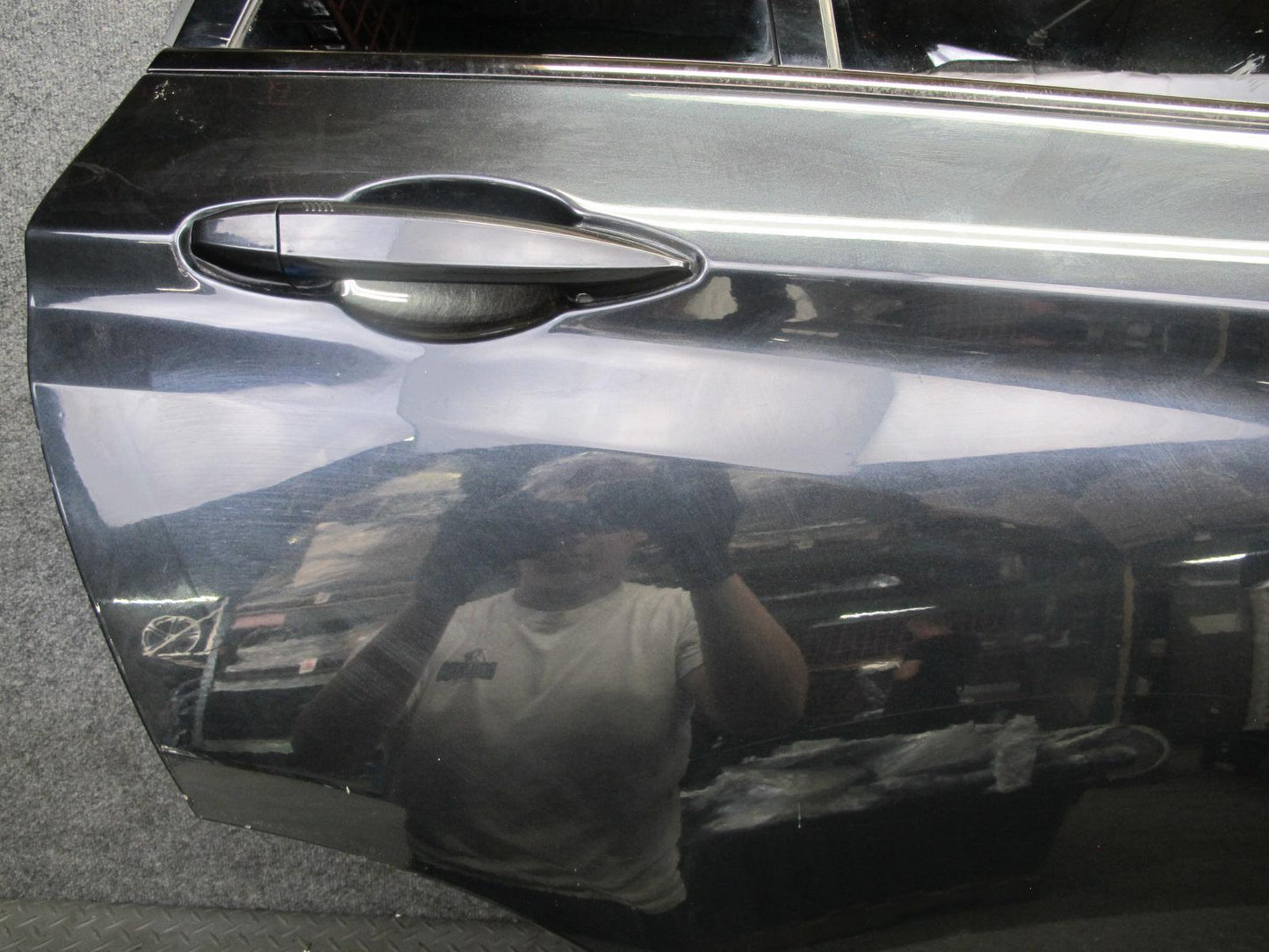 2014-2018 BMW F15 X5 Rear Right Door Shell Panel w Window Glass