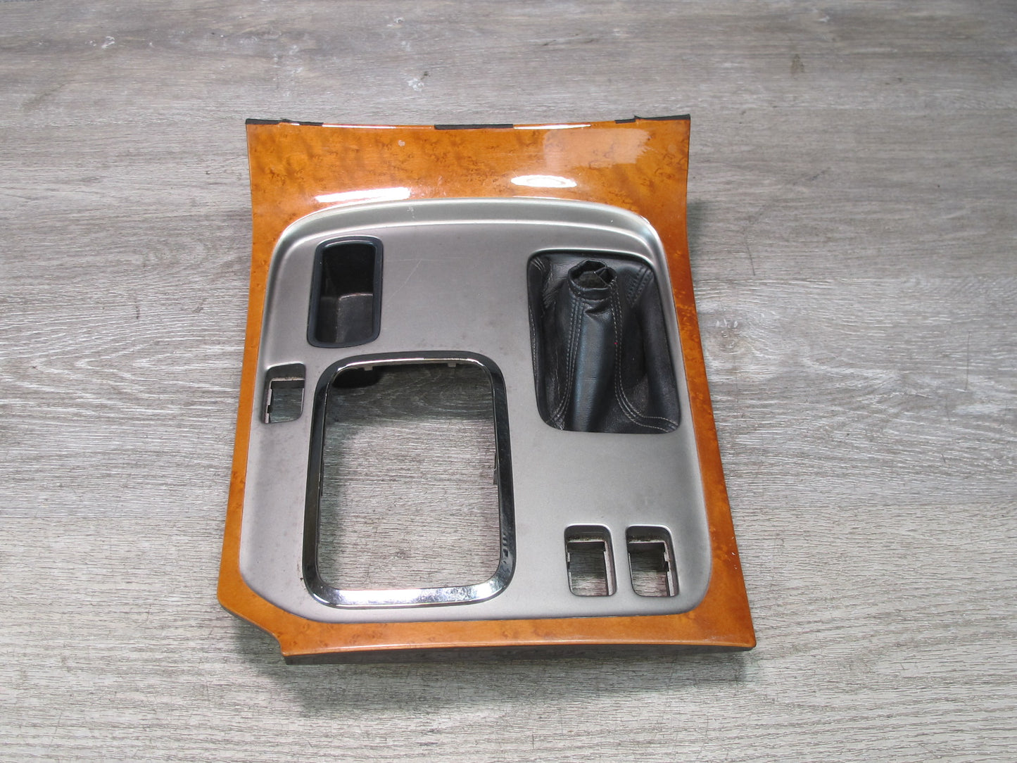 2003-2007 Lexus UZJ100L LX470 Center Console Shifter Wood Trim Cover Panel
