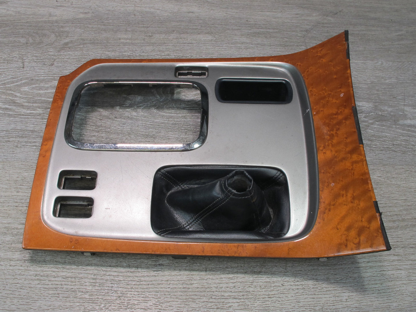 2003-2007 Lexus UZJ100L LX470 Center Console Shifter Wood Trim Cover Panel