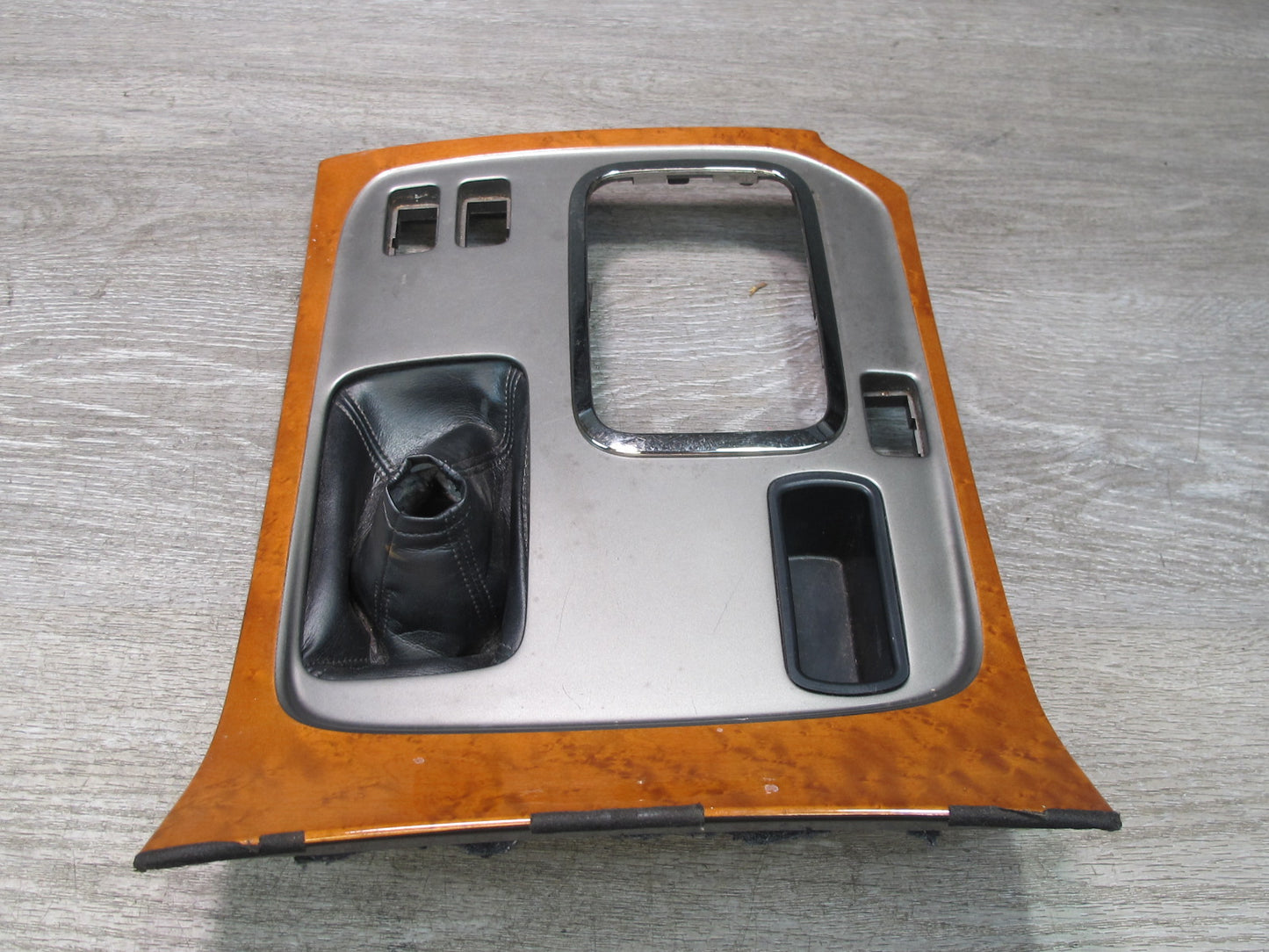 2003-2007 Lexus UZJ100L LX470 Center Console Shifter Wood Trim Cover Panel