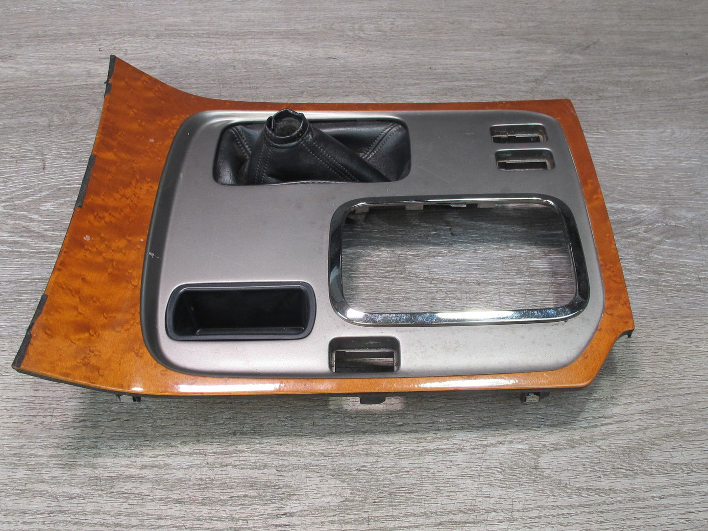 2003-2007 Lexus UZJ100L LX470 Center Console Shifter Wood Trim Cover Panel