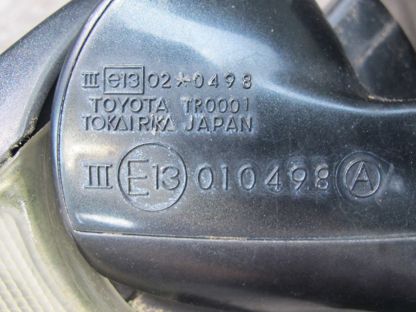 04-06 Lexus UCF30 LS430 Left Door Exterior Side View Heated Power Mirror Damaged