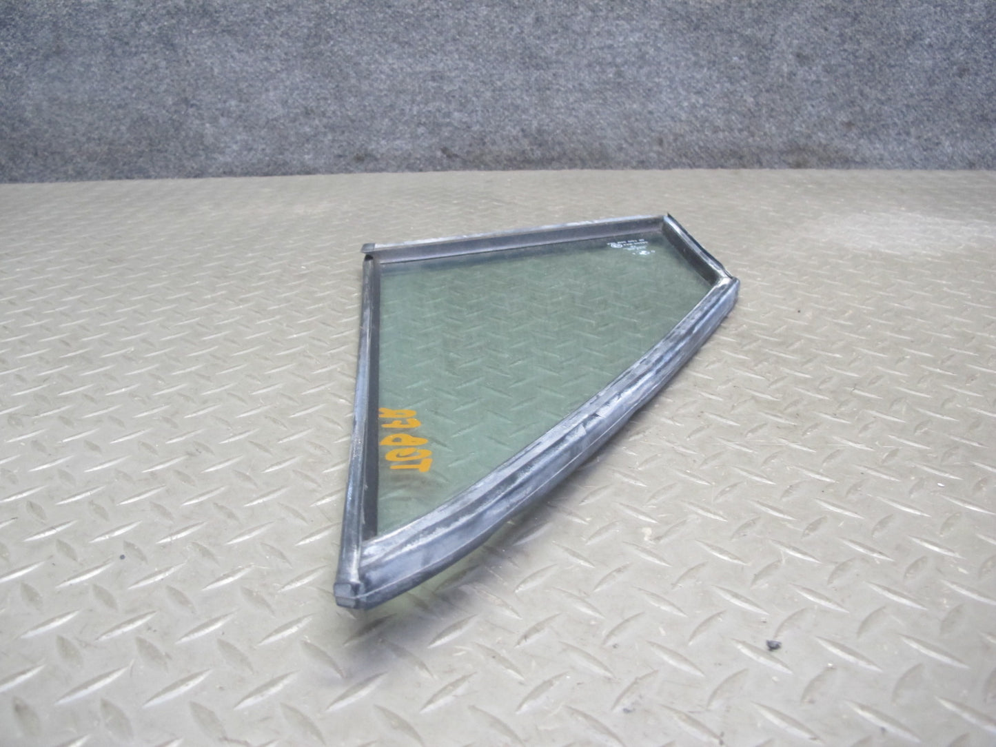 87-91 BMW E30 3-SERIES Convertible Right Door Fixed Corner Glass Window OEM
